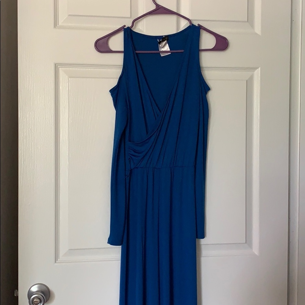 Blue jumpsuit